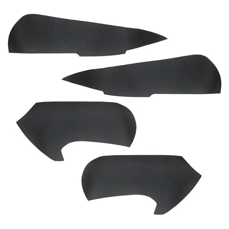 4pcs Microfiber Leather Door Panel Cover For Ford Focus 2009 2010 2011 2012 2013 2014 Car Interior Door Armrest Cover Trim