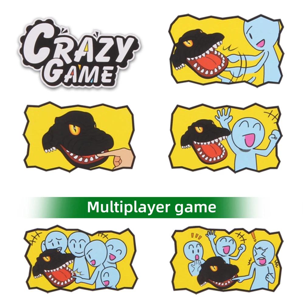 Krokodilzähne Spielzeug Kinder Krokodil beißt Finger Reaktionstraining Neuheit Kinder Glücksspiel Trick Dekompressionsspielzeug