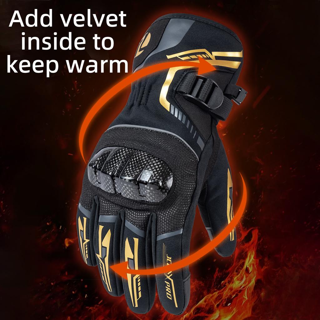 Motorcycle Locomotive Riding Anti-skid and Anti-drop Electric Vehicle Electric Motorcycle Windproof Waterproof Gloves