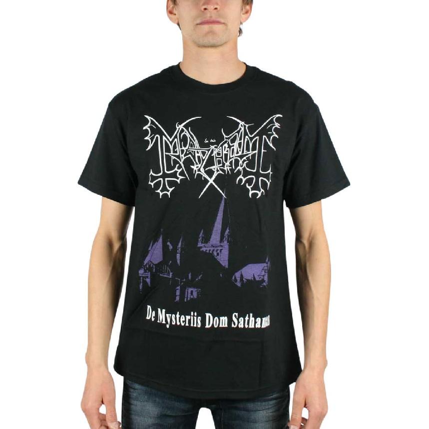 Mayhem Maglietta da Uomo De Mysteriis Dom Sathanas