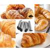 6 Pezzi Stampini per Croissant in Acciaio Inossidabile Tubi Spiralati da Forno Inserimento Crema Cioccolato Cornetti Rotoli Strumenti per la Cottura della Pasticceria
