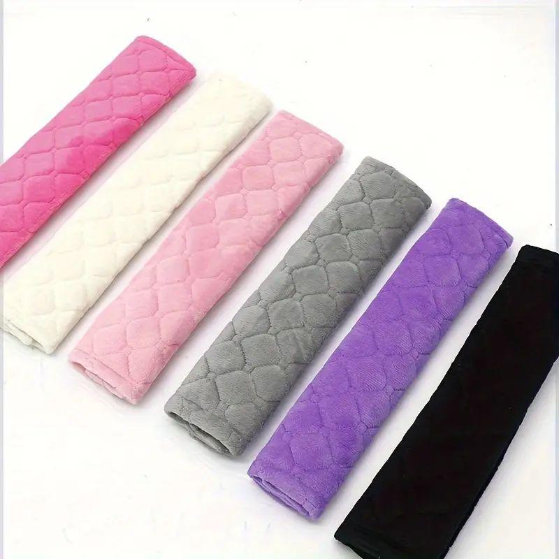 2Pcs Quilted Embroidered Plaid Refrigerator Handle Covers Plush Thickened Refrigerator Handle Dust Cover