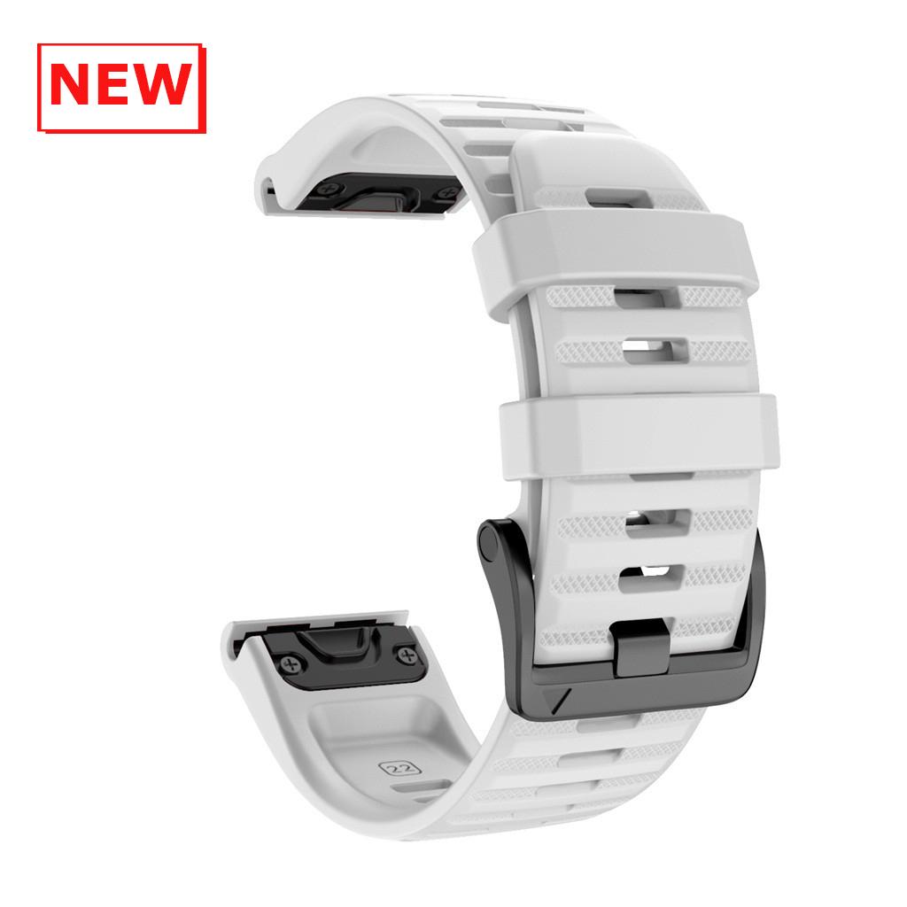 Cinturino in Silicone da 22 mm 26 mm per Garmin Instinct 3 2X Solar Band Fenix E 8 7 7X 6X 6 Pro/Quatix 7 6 5 3/Enduro 3 2 Braccialetto QuickFit
