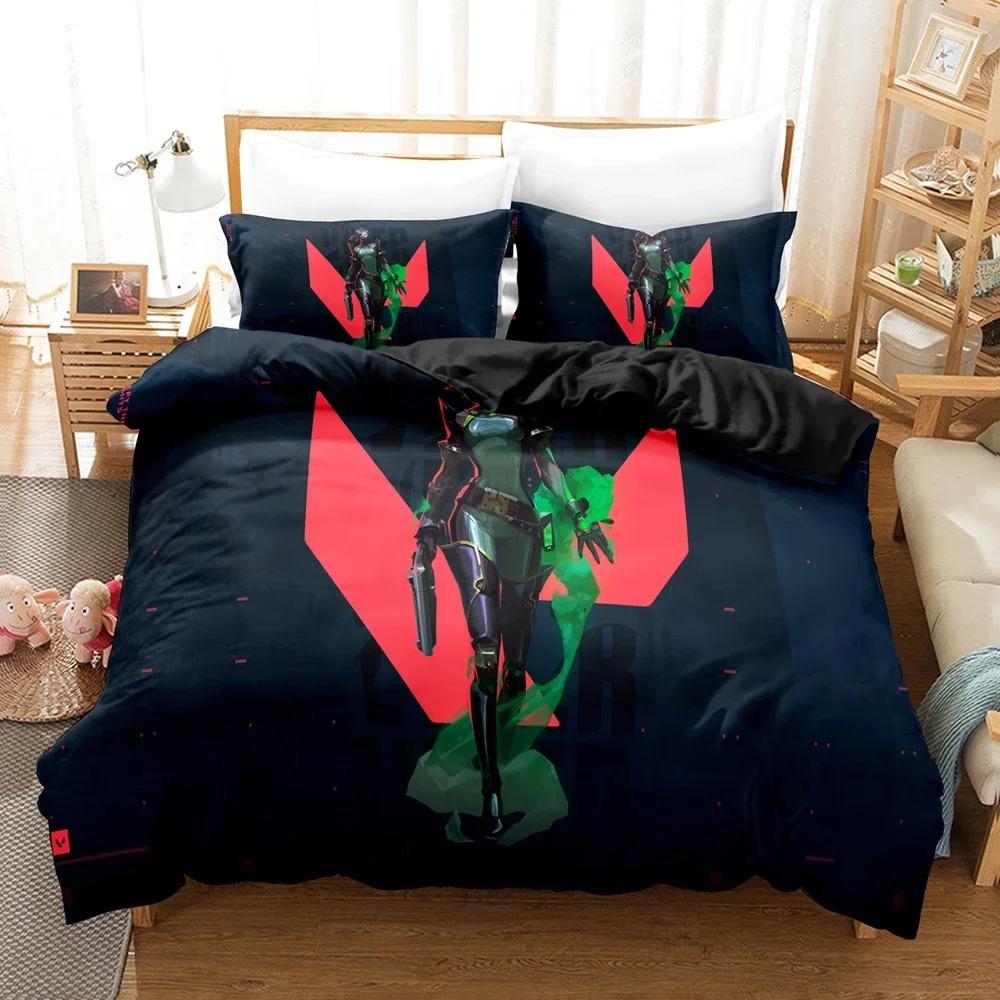 Modische 3D Fearless Contract Bettwäschesets Bettbezug-Set mit Kissenbezug Twin Full Queen King Bettwäsche Bettwäsche