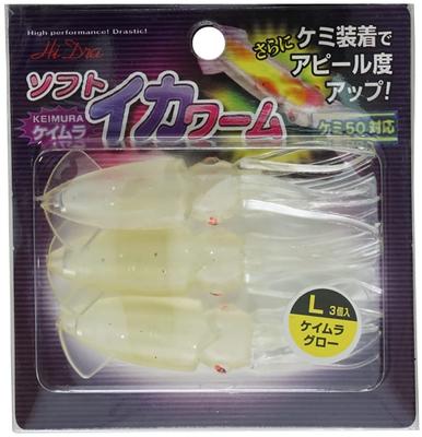 MARUSHINGYOGU Dragon Soft Squid Worm Glow L (Keimura)