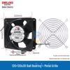 Delixi 220V Industrieller Axial-Abluftventilator, 12038 Kugellager, für Schrankkühlung