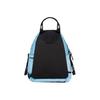 Valentino Tiger 1967 Classic Vintage Floral Jacquard Mini Backpack Light Blue Body with Black Accent Panels