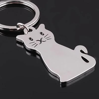 Kaķa suņa atslēgu piekariņš jauks atslēgu piekariņš sievietēm Kaķēns Lucky Cat atslēgu turētājs Vīriešu automašīnas atslēgu piekariņu aksesuāri