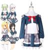 Exquisite Anime Cosplay Costume Set School Uniform For Summer 2024 Featuring Rain Moeko And Reina