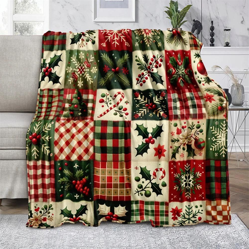 Plaid Candies Microfiber Blanket Super Soft Throw Blankets For Bed Bedspread Sofa Decorative Camping Picnic Winter Warm Blanket