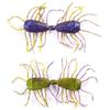 8pcs Silicone Material Fishing Artificial Lures 51mm Length Silicone Baits  For Pike Fishing
