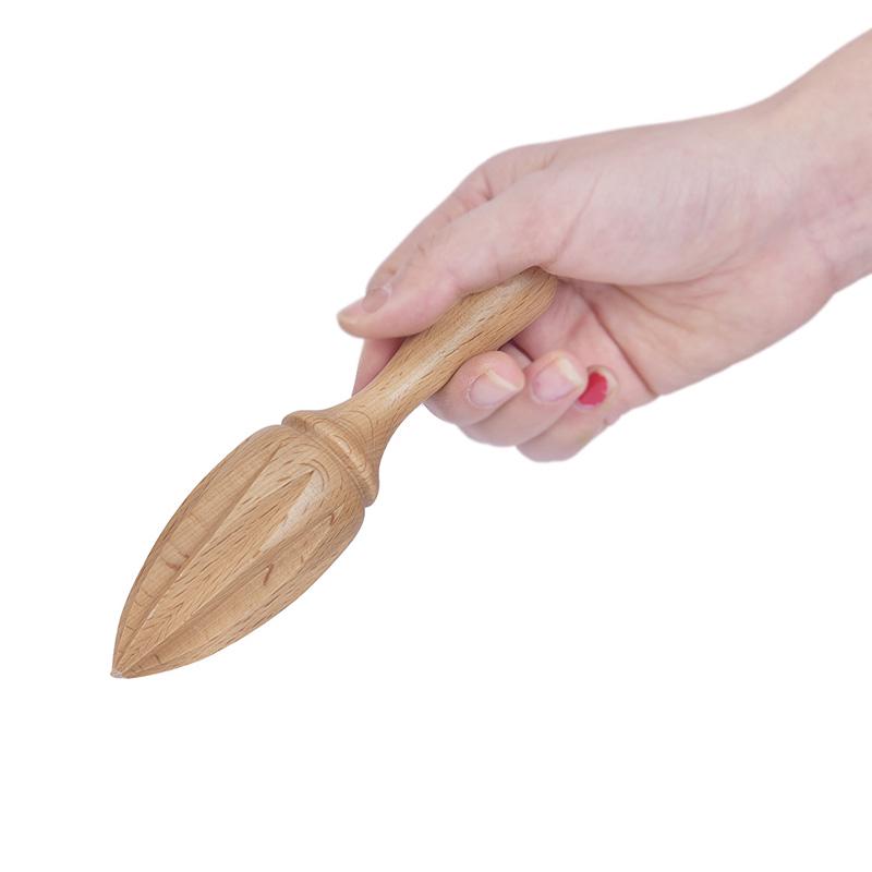 Wooden Lemon Squeezer Hand Press Juicer Fruit Orange Citrus Extractor Reamers