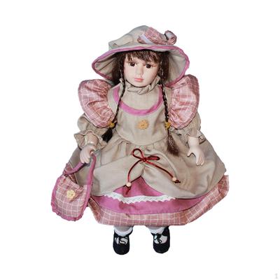 Piękna Kobieta z Porcelany, Miniaturowa Ceramiczna Figurka, Lalka do Ubierania, Porcelana