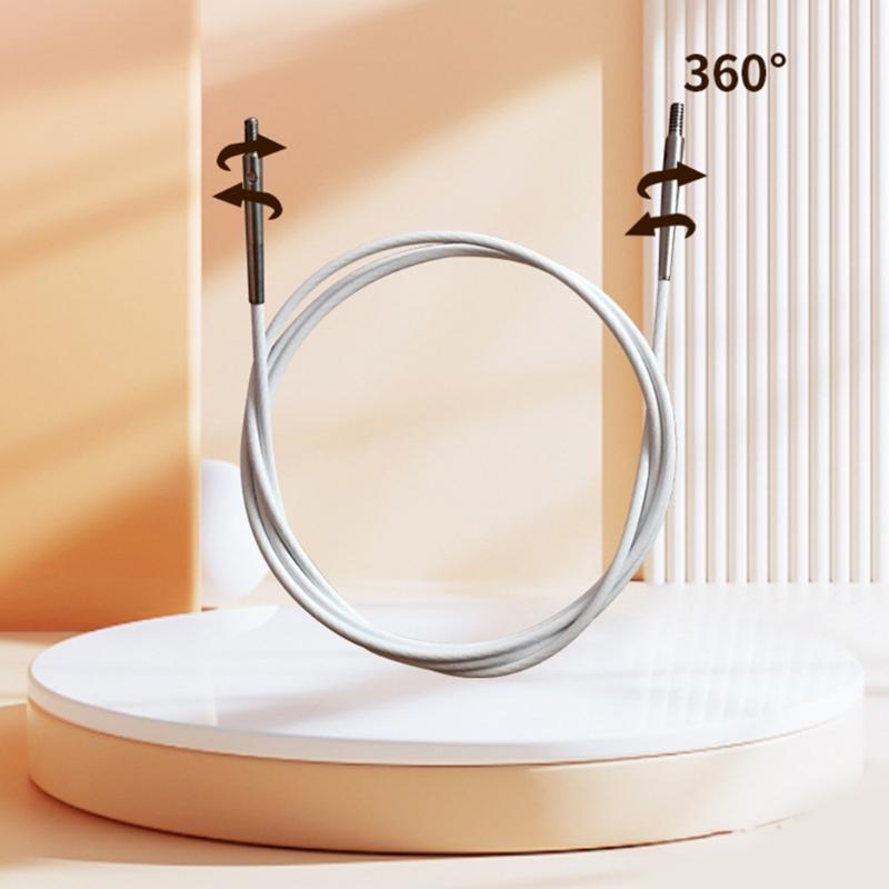 Rotating Swivels Cable Flexible Interchangeable Knitting Needle Cable 20/30/40/50/60/80/100cm for Craft Projects