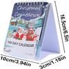 2025 Christmas Countdown 100 Days Desktop Advent Calendar For Home Offices Decor Desk Centerpiece