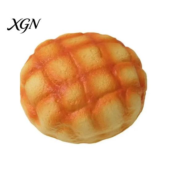 Cute Food Squeeze Toys Decompression Toy Slow Rebound Pineapple Bun Soft Stress Relief Elastic Fidget Realistic Desktop Ornament Gifts Bread