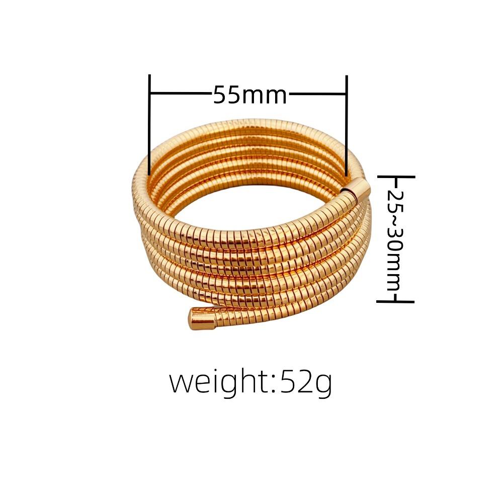 Intricate Spring Metal Cuff Bangle Bracelet for Women - Perfect Gift for Her jewelry for women