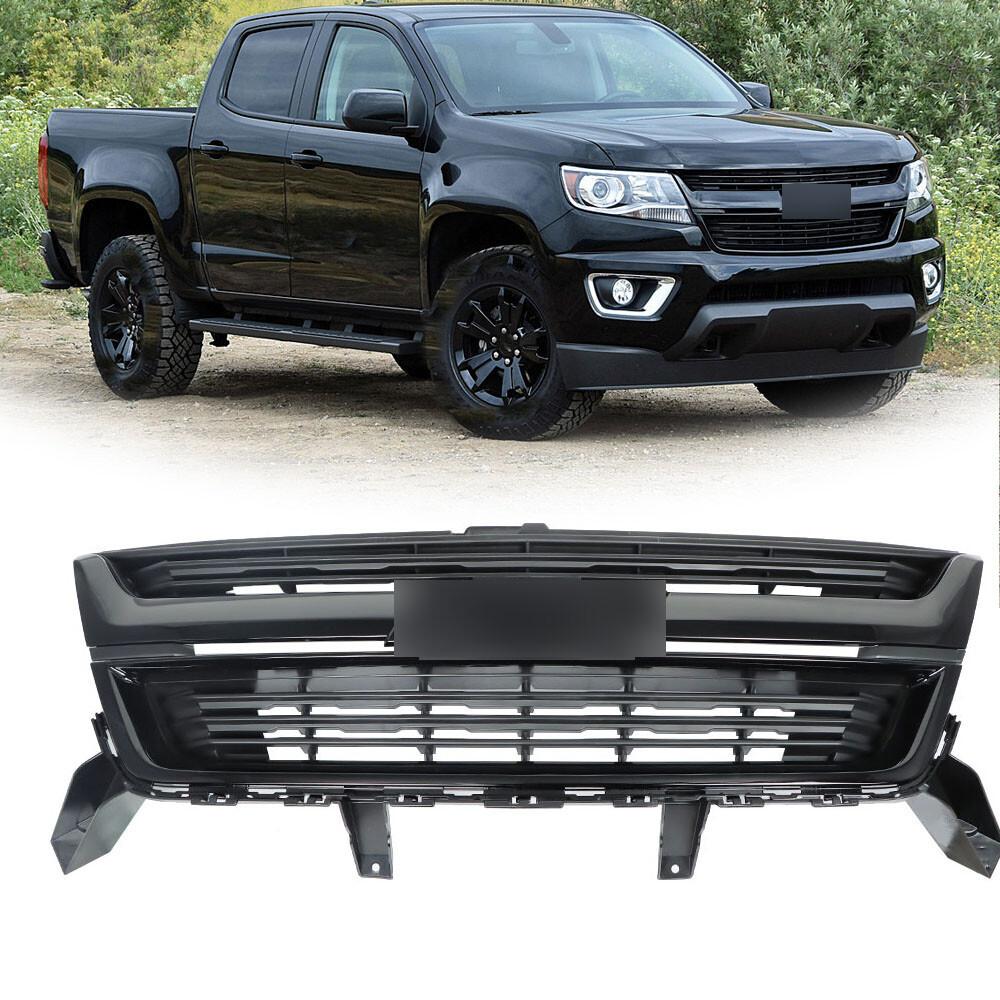 For Body Color Front Grille 84270791 Black for Chevrolet Colorado 2015 - 2019-