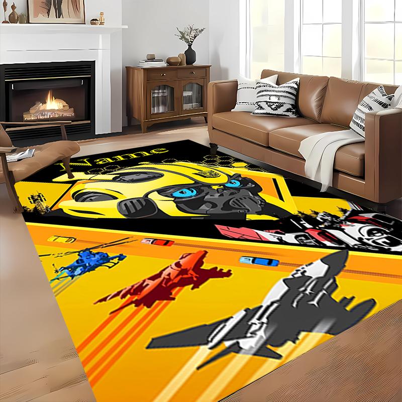 Custom personalization Bumblebee Area Rug - Perfect For Kitchen, Bathroom,Laundry Room Decor Large Size Available,Gift All Seasons