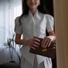  summer new cross-border European and American casual bag sleeve suit button cardigan long sleeve jacket loose wide leg pants suit