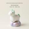 Crystalline Glazed Ceramic Horse Spinner Toy Ornament for Desktop and Car Decoration
