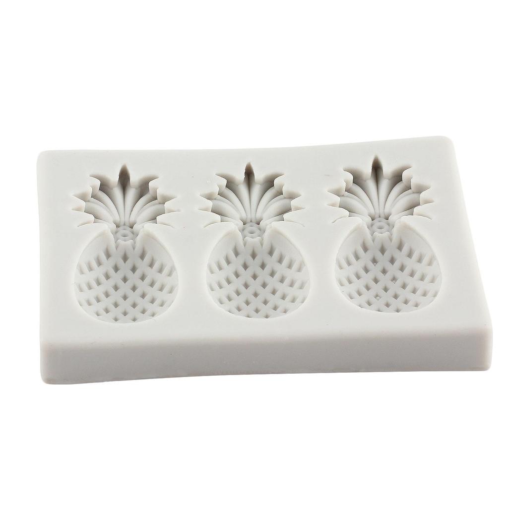 Pineapple Silicone Molds Mini Fruit Fondant Mold Cake Decorating Tools Cupcake Topper Chocolate Candy Craft Gum Paste Polymer Clay