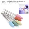 5PCS Silicone Rubber Pedicure Drill Bits Electric Grinding Head Manicure Drill Bits Pedicure Use
