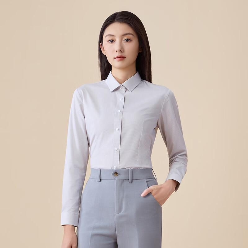 Troloman Houndstooth Stretch Wrinkle-Resistant Long-Sleeve Shirt 2XL