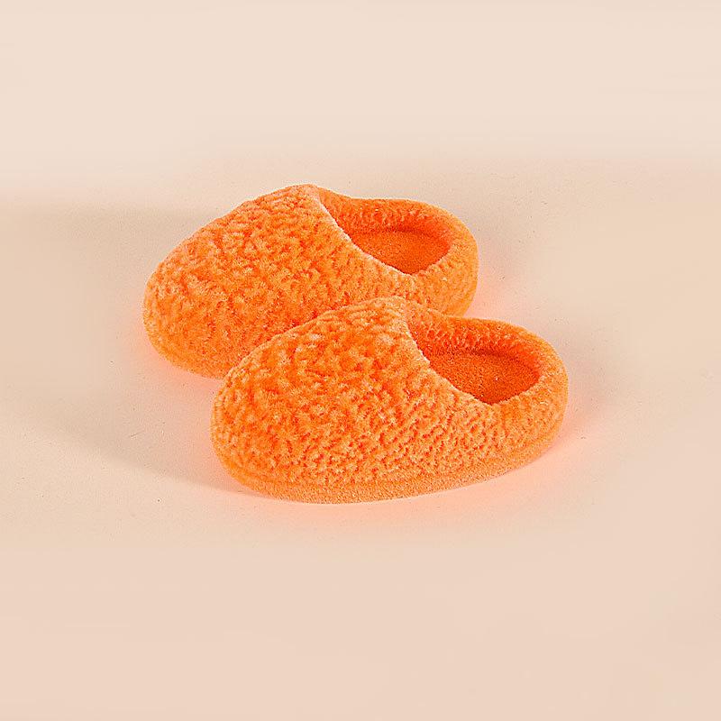 1Paar 1:6 Puppenhaus Miniatur Hausschuhe Simulation Beflockte Hausschuhe Heimmodell Dekor Spielzeug Puppenhaus Zubehör