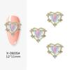 Zinc Zinc Alloy Nail Ornament 3D Nail Art Drills Nail Jewelry Rabbit Nail Decorations Heart Nail Rhinestones