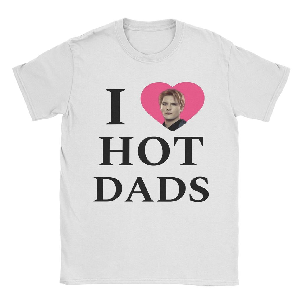 Carlisle Cullen Dilf Twilight Men's T Shirts Unique Tees Short Sleeve Round Neck T-Shirts Cotton Summer Clothing