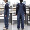 Denim Size L 8(eight) Men's Wide-Length Overalls, Hickory,