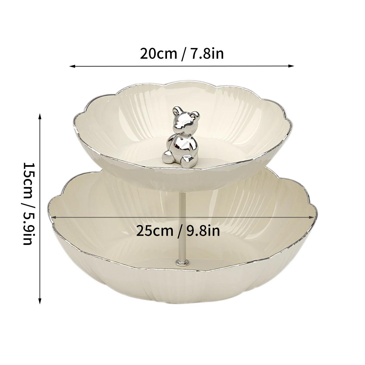 

Подставка для десертного торта на День святого Валентина, украшение стола на Рамадан, держатель для фруктового подноса, многослойная подставка для закусок, конфет