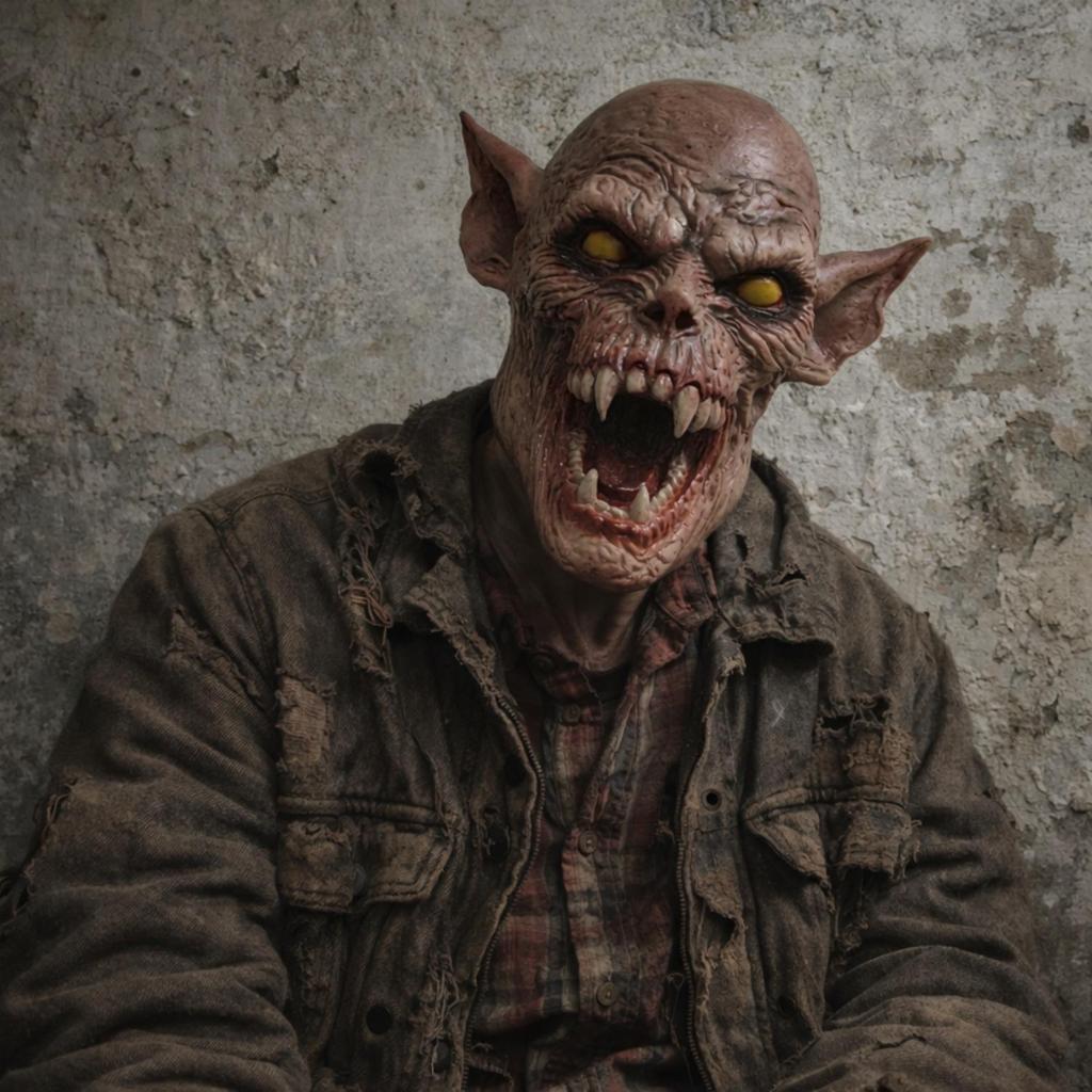 Horrorowa Lateksowa Maska Wampira