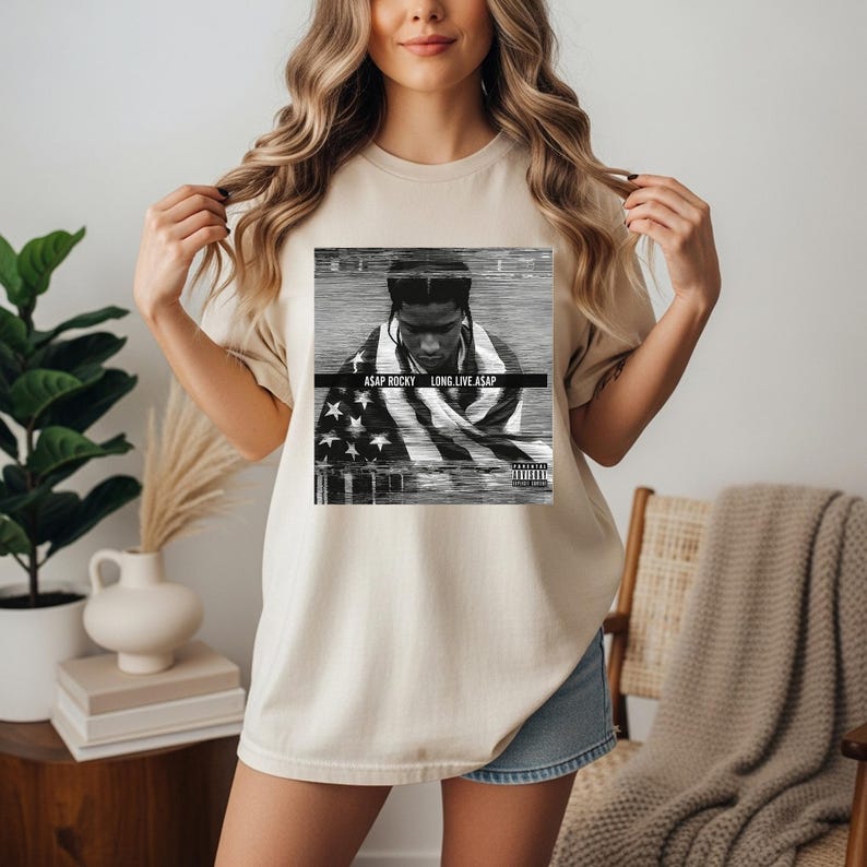 2026 Summer Fashion Trendy Tee ASAP Rocky Album Artwork T-shirt, Graphic Hip Hop Tour Tee, Vintage Rap Artist Shirt, Unisex  Music Lover Gift