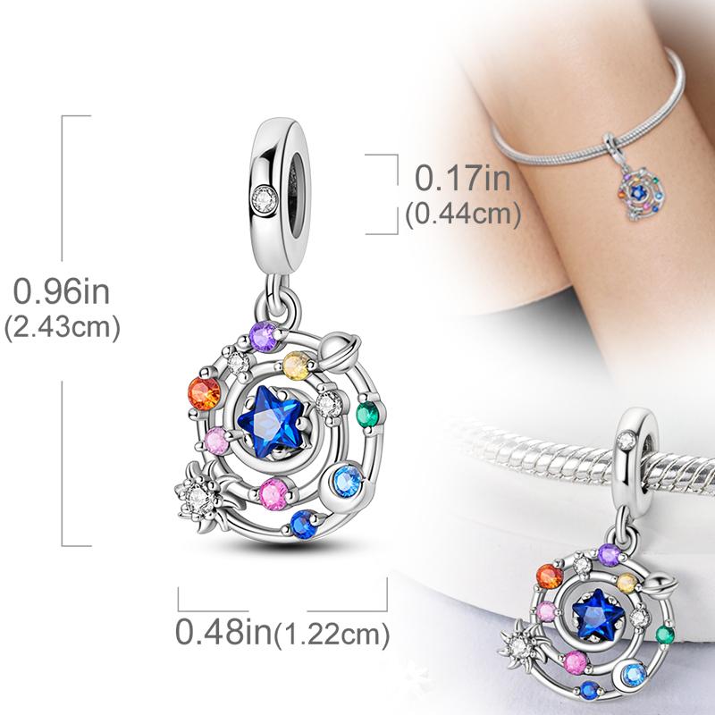 New Original Copper Charms Beads Pendants For Original Bracelet Necklaces Charm Women Diy Jewelry Gifts