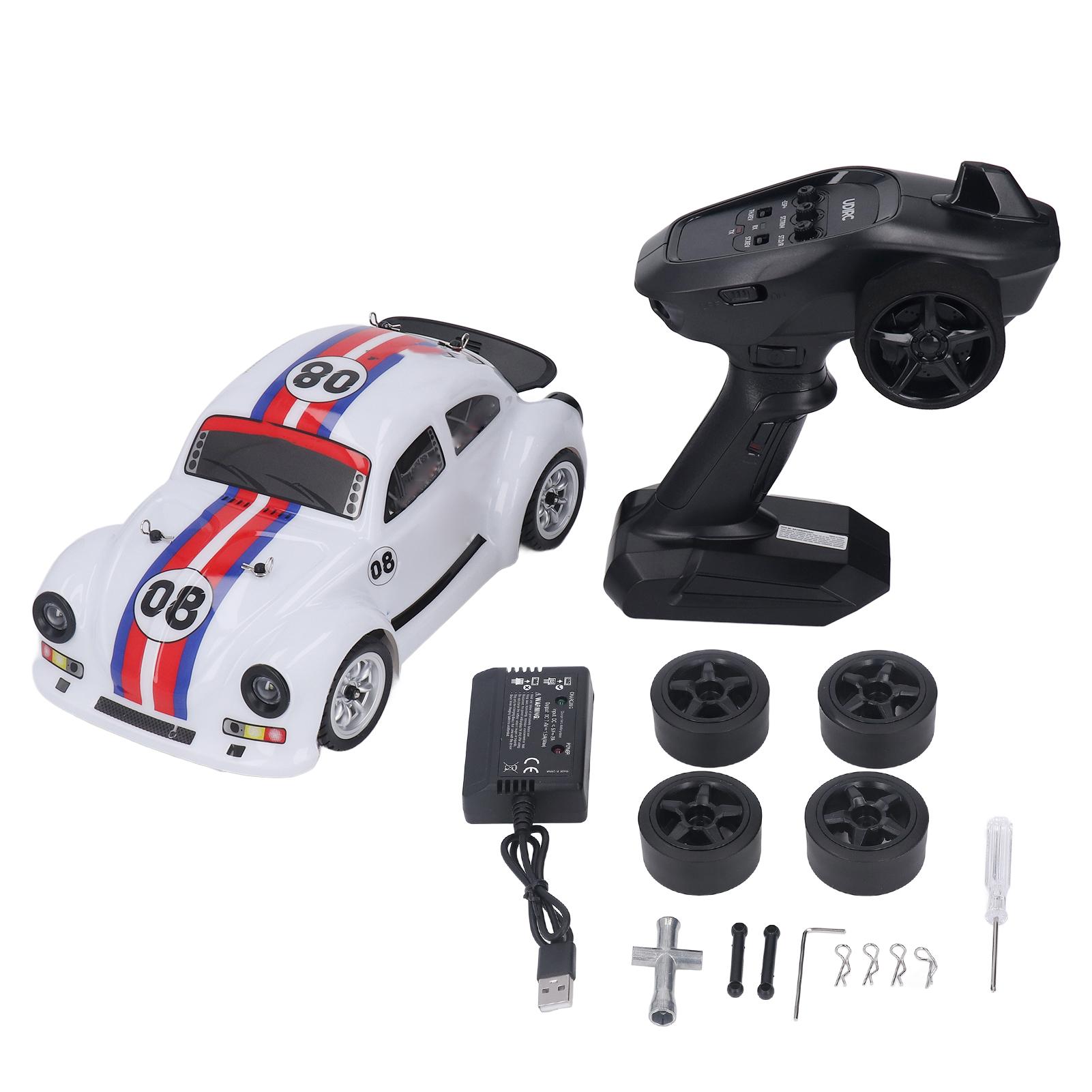 

Electric Remote Control Car White 2.4Ghz Fast Speed Full Scale Brushless RC Car for Children