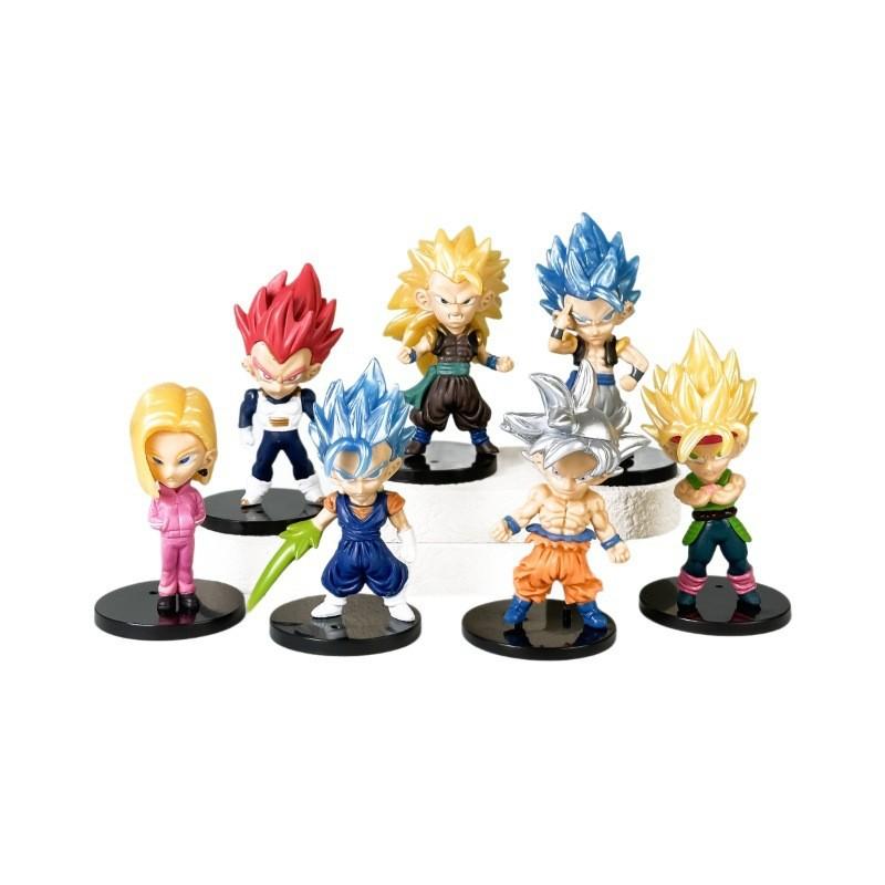 Dragon Ball Super Saiyan Goku And Vegeta Pvc Figure Set With Collectible Display For Anime Fans