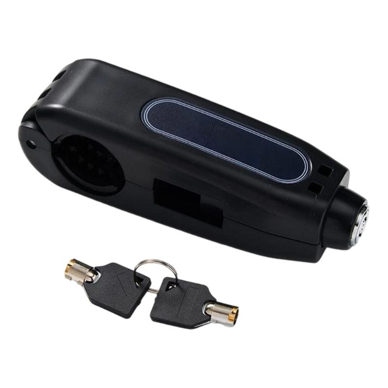Motorcycle Handlebar Lock Cycling Helmet Lock Brake Lock Anti-Theft Grip Lock Bicycles Security Lock