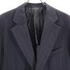 Armani Made In Italy Striped Pattern Suit Setup Gray Tailored Jacket Men's Used