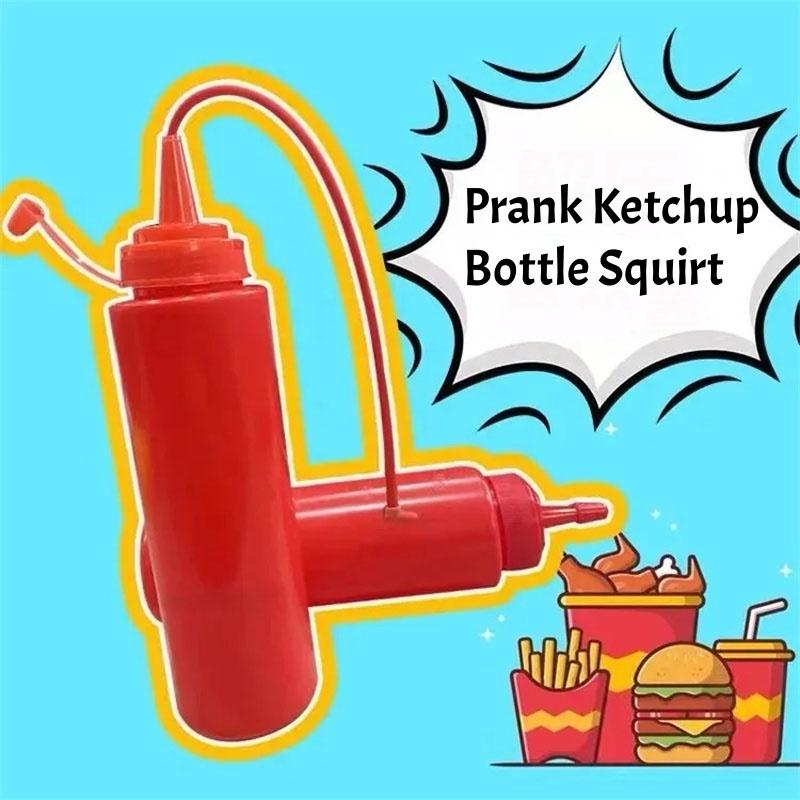 Niños Juguetes Infantiles Divertidos Broma Botellas de Kétchup Bromas Prácticas Salsa de Tomate Broma Adulto Artículos Geniales Aterradores Kétchup Falso Regalo Sorpresa Presente