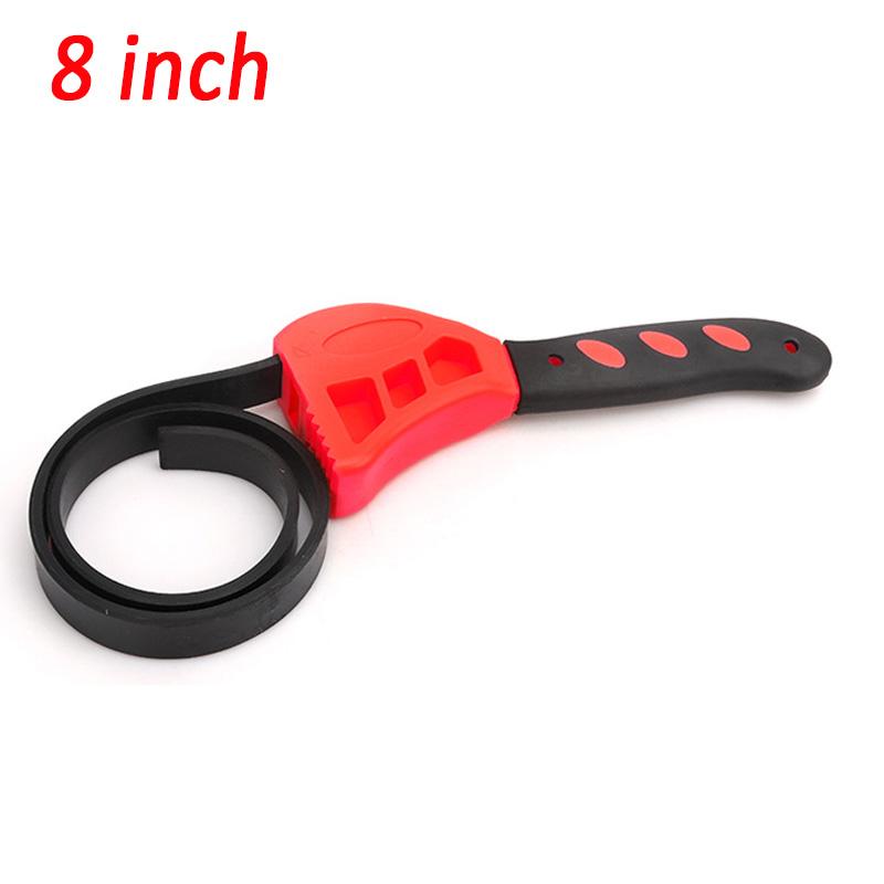 Belt Wrench Oil Filter Puller Strap Spanner Chain Wrench Strap Opener Adjustable Strap Opener Cartridge Disassembly Tool