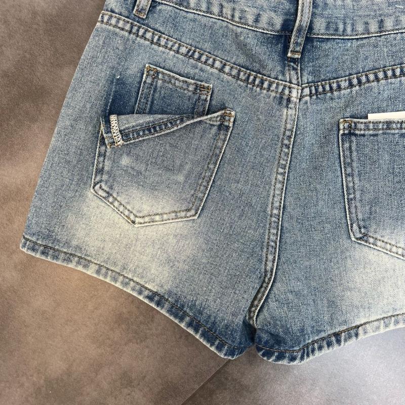 Denim Mini Skirt Women Summer High Waisted Slim A-line Skirt Shorts Female Streetwear Vintage Y2K Casual Simple Blue