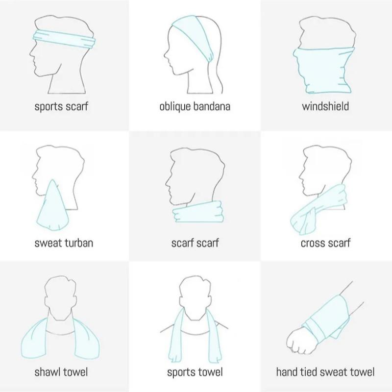 Quick Drying Cooling Towel Soft Breathable Chilly Sweat Absorption Cold Towel with Storage Box Sports Running Yoga Gym Club