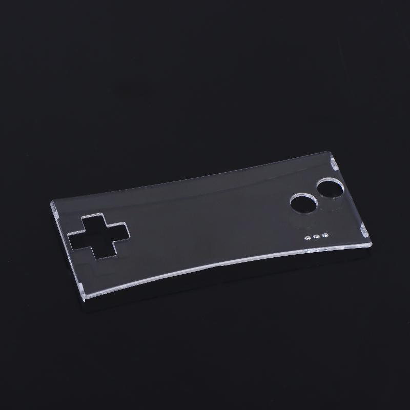 For Gameboy Micro Transparent Clear Front Faceplate Cover For Gbm System Front Shell Case & Protective Film Accessories