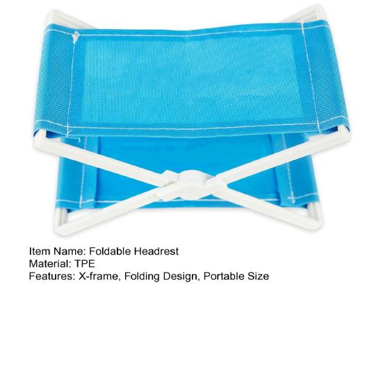Sdraietta da Spiaggia Vintage Poggiatesta Esterno Pieghevole Cuscino da Spiaggia Portatile Leggero Compatto Telaio a X Poggiatesta Pieghevole