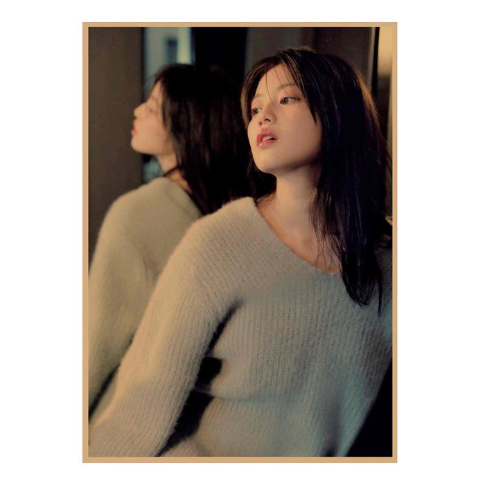 

Retro Kraft Poster of Actress Imada Mio - Japanese Beauty Wall Art Mural 451 29.7X42cm (A3 size)