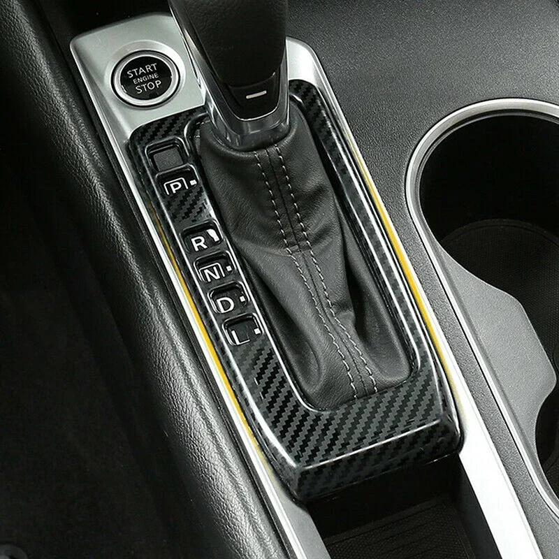 Car Interior Styling for Nissan Altima 2019-2021 Gear Shift Center Panel Cover Trim Mouldings Carbon Fiber Look Accessories