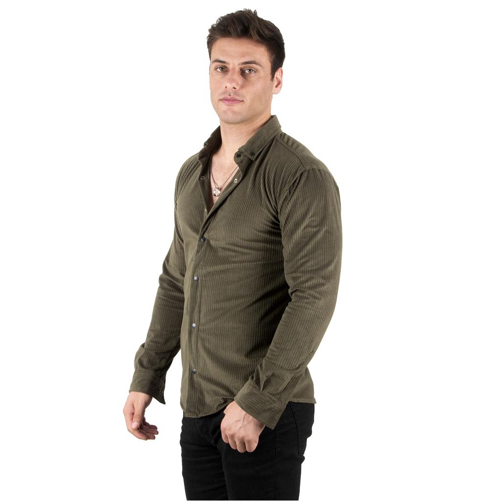 DeepSEA Einfarbiges Samthemd 2302308