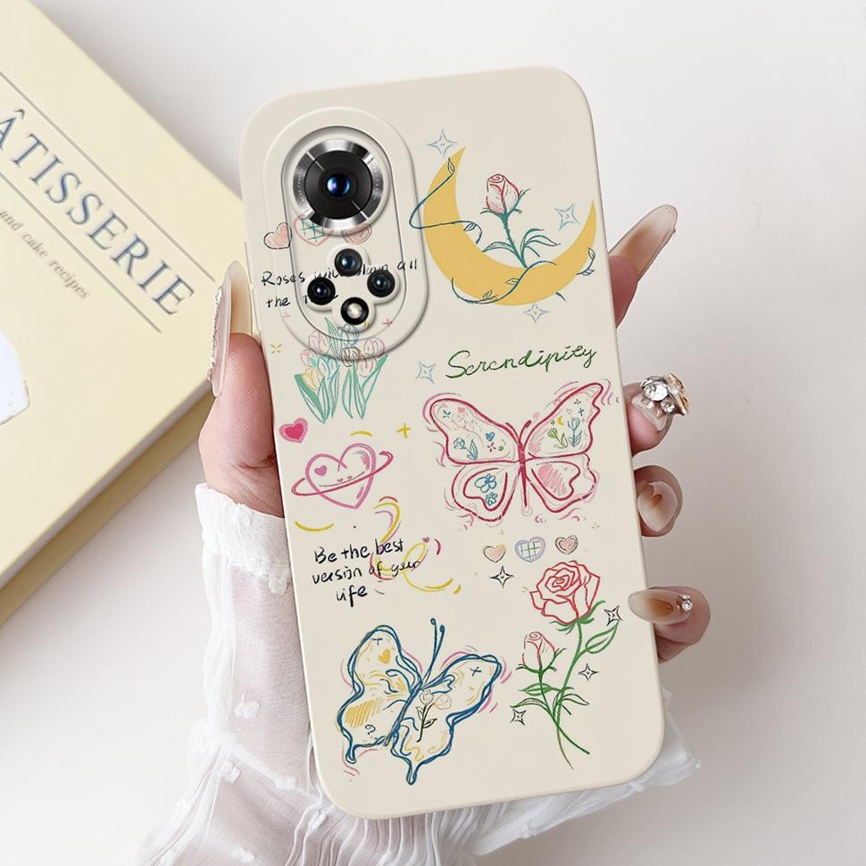 For Honor 50 Pro Case Stylish Art Painted Cover Soft Silicone Phone Case For Honor 50 Honor50 50SE SE Pro Back Cover